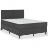 Estructura de cama Box Spring tela gris 140x200 cm 2