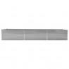 Arriate de jardín de acero galvanizado gris 480x80x45 cm 3