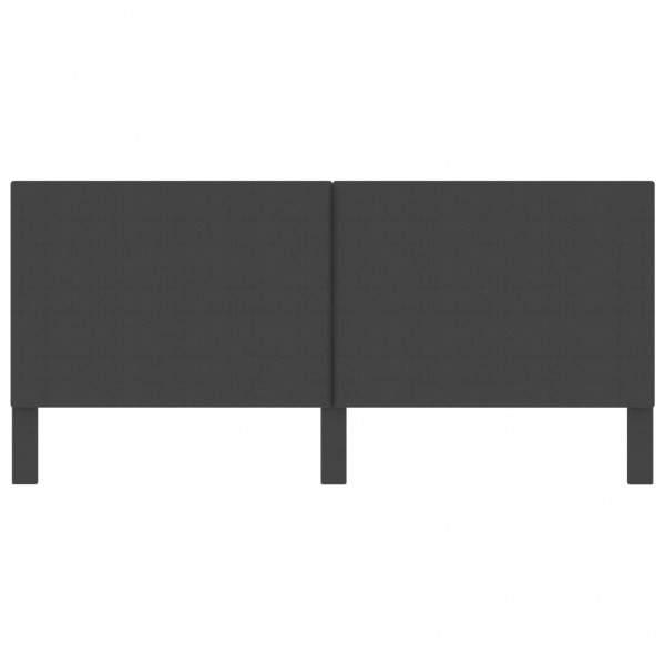 Cabecero de tela gris oscuro 200x200 cm M 4