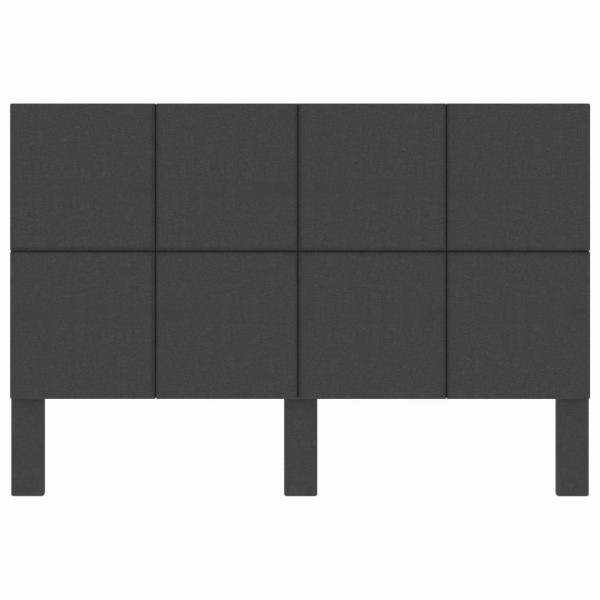 Cabecero de tela gris oscuro 160x200 cm M 4