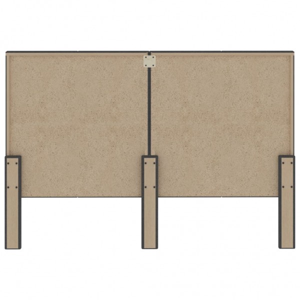 Cabeceira de cama 160x200 cm tecido cinzento-escuro M 5