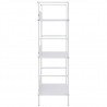 Estantería de 3 niveles aglomerado blanco 60x27.6x90.5 cm 4
