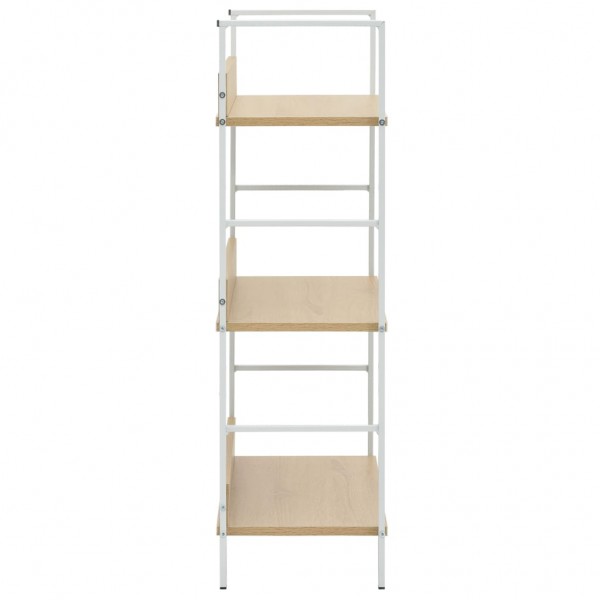 Estante 3 prateleiras derivados de madeira cor carvalho M 4