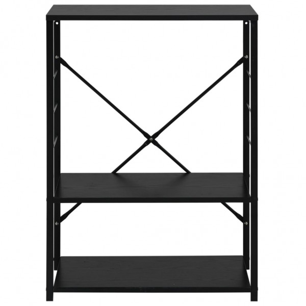 Armario de microondas aglomerado negro 60x39.6x79.5 cm M 3