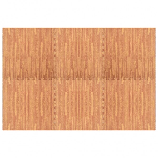Alfombrillas de goma EVA vetas de madera 54 uds 2.16 ㎡ M 2