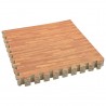 Alfombrillas de goma EVA vetas de madera 54 uds 2.16 ㎡ 3