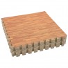 Alfombrillas de goma EVA vetas de madera 12 uds 4.32 ㎡ 1