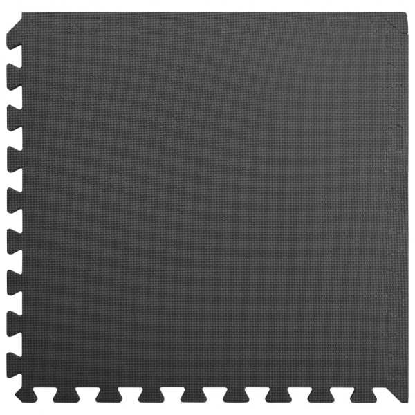 Tapetes de chão 6 pcs 2.16 ㎡ espuma de EVA preto M 5