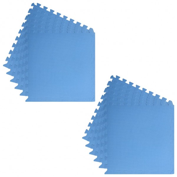 Tapetes de chão 12 pcs 4.32 ㎡ espuma de EVA azul M 4