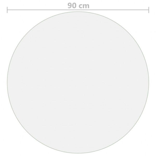 Protector de mesa PVC transparente Ø 90 cm 2 mm M 5