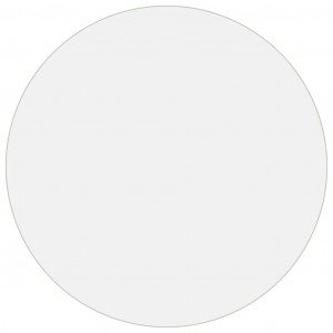 Protector de mesa PVC mate Ø 120 cm 2 mm H