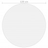 Protector de mesa PVC mate Ø 120 cm 2 mm 5