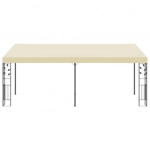 Gazebo de parede 6x3x2.5 m creme H