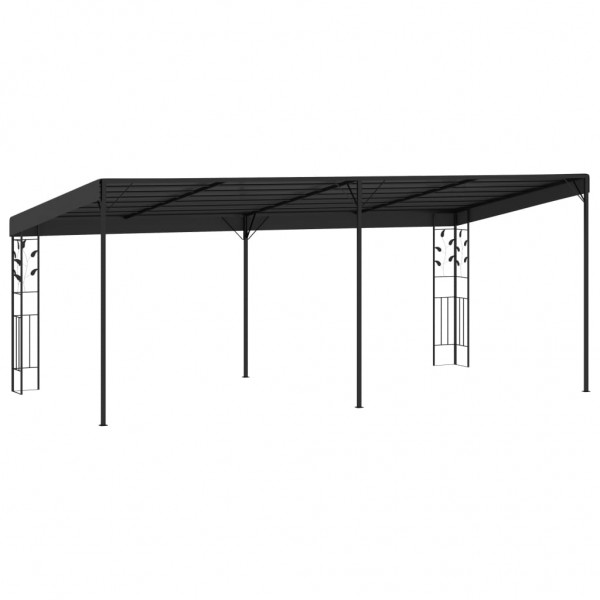 Gazebo de parede 6x3x2.5 m antracite M 2