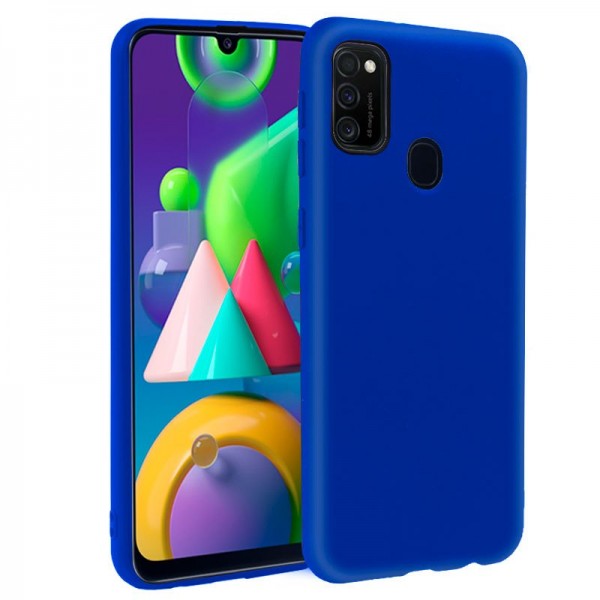 Funda COOL Silicona para Samsung M215 Galaxy M21 (Azul) D