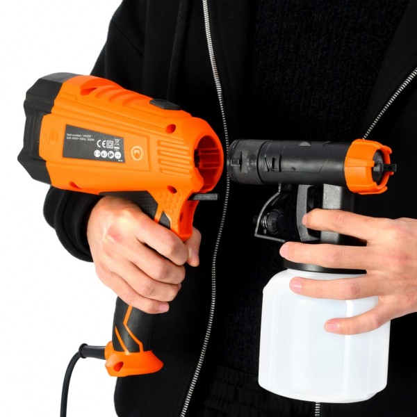 Pistola de pintura eléctrica con 3 tamaños boquilla 500W 800ml M 2