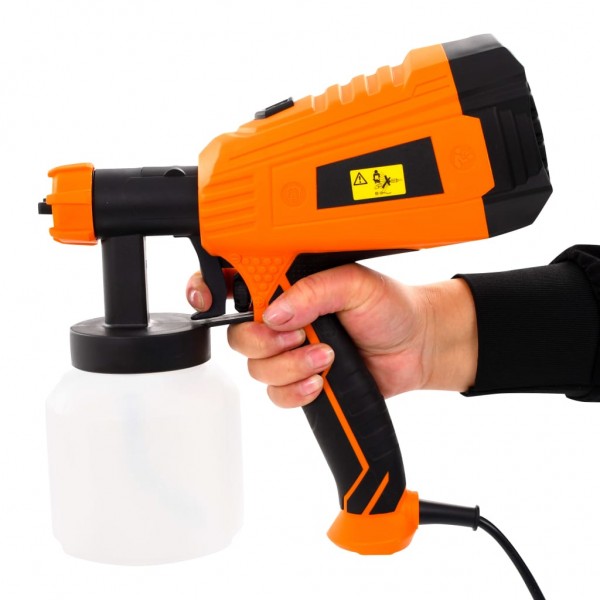 Pistola de pintura eléctrica con 3 tamaños boquilla 500W 800ml M 3