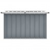 Caja de almacenamiento de jardín gris 109x67x65 cm 3