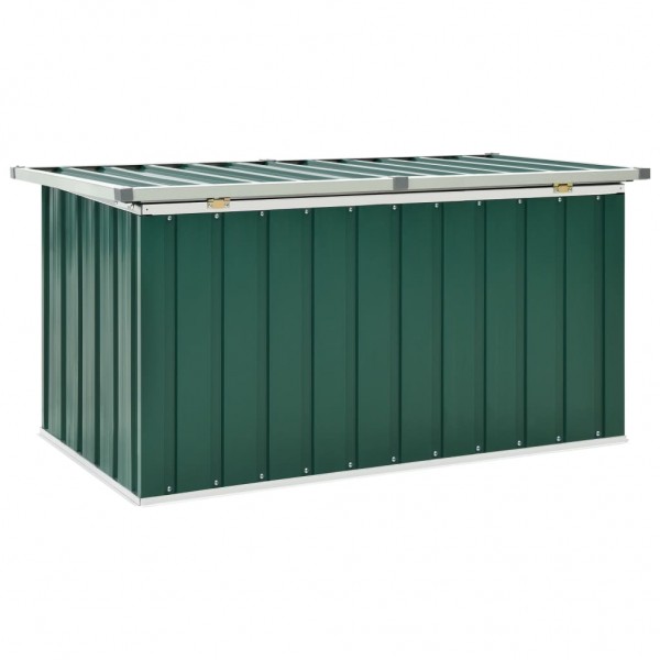 Caixa de arrumação para jardim 129x67x65 cm verde M 4