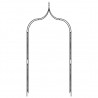 Arco de jardim 120x38x258 cm ferro verde-escuro 2