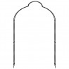 Arco de jardim 150x34x240 cm ferro preto 2