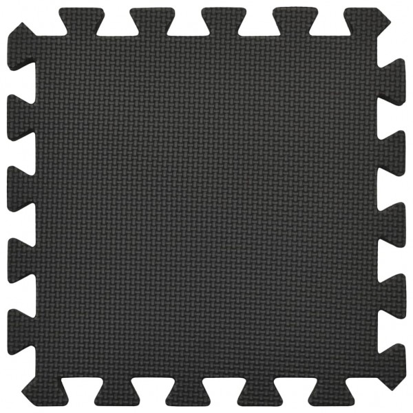 Alfombrillas de goma EVA negra 54 uds 4.86㎡ M 5