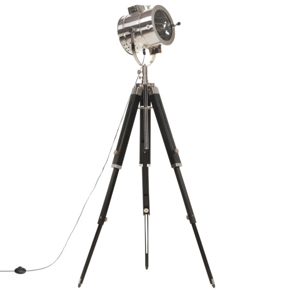 Candeeiro de chão tripé 165 cm madeira de mangueira maciça M 2