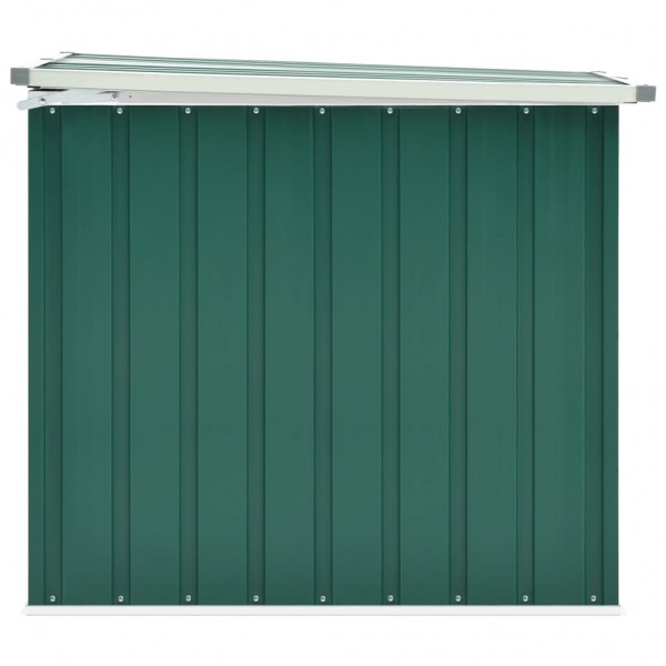 Caixa de arrumação para jardim 149x99x93 cm verde M 5