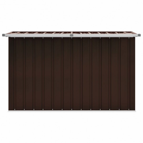 Caixa de arrumação para jardim 149x99x93 cm castanho M 3