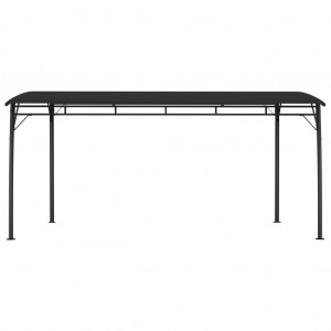 Toldo para-sol de jardim 4x3x2.55 m antracite H