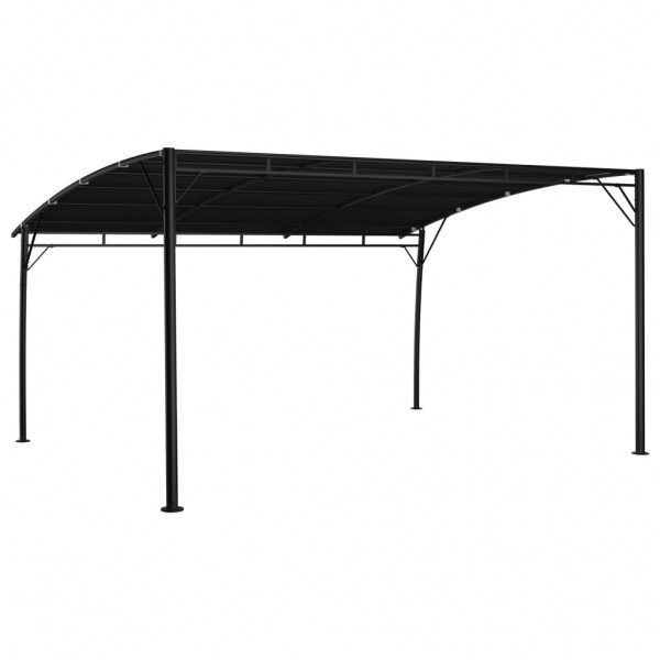 Toldo para-sol de jardim 4x3x2.55 m antracite M 4