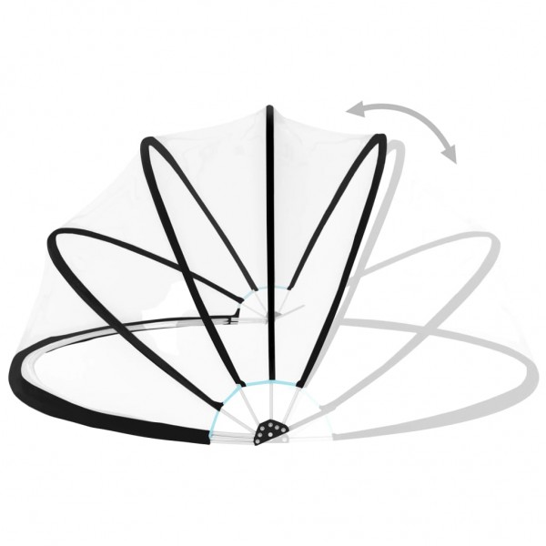 Cubierta capota de piscina 440x220 cm M 3