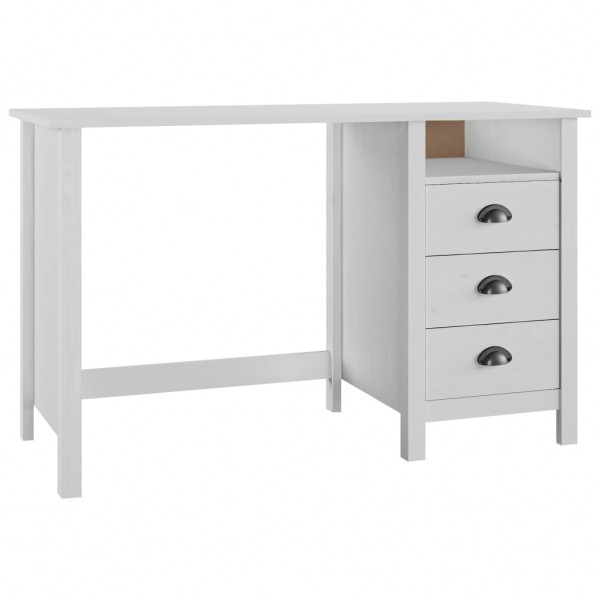 Escritorio Hill con 3 cajones madera de pino 120x50x74 cm D