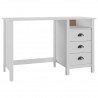 Escritorio Hill con 3 cajones madera de pino 120x50x74 cm 1