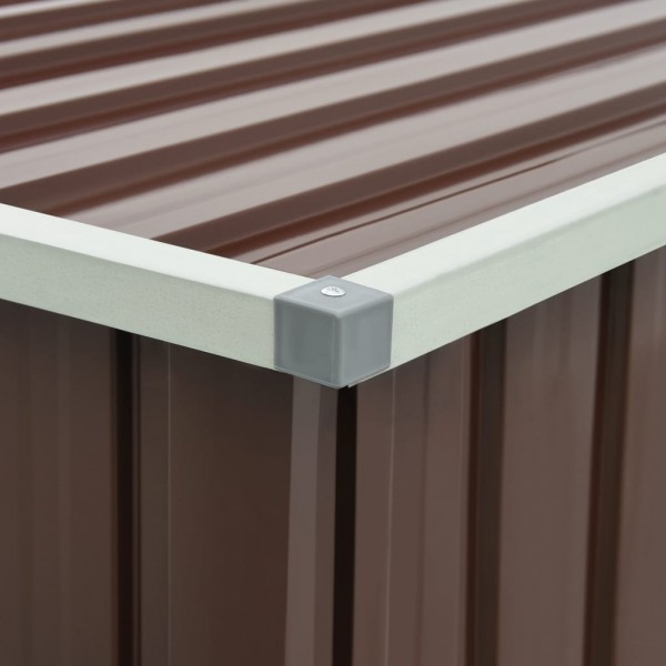 Caixa de arrumação para jardim 171x99x93 cm castanho M 2