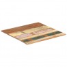 Tablero mesa cuadrada madera reciclada maciza 60x60 cm 15-16 mm 1