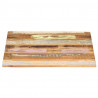 Tablero mesa cuadrada madera reciclada maciza 80x80 cm 15-16 mm 2