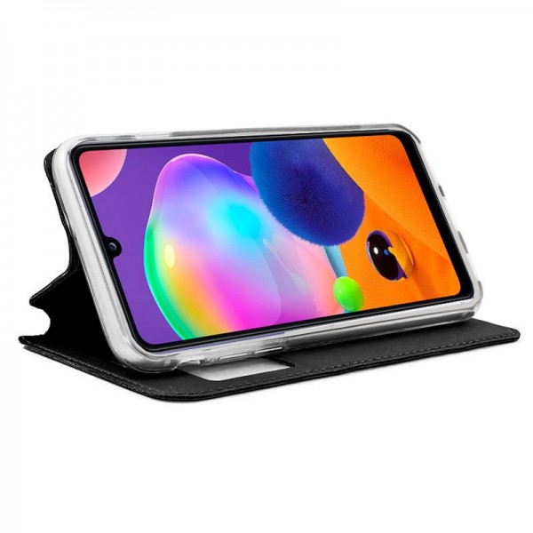 Funda COOL Flip Cover para Samsung A315 Galaxy A31 Liso Negro M 2