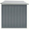 Caixa de arrumação para jardim 171x99x93 cm cinzento 4