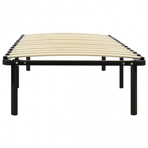 Estructura de cama de metal negro 90x200 cm M 3