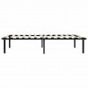 Estrutura de cama 90x200 cm metal preto 4