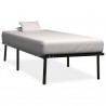 Estrutura de cama 100x200 cm metal preto 1