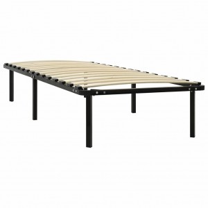 Estrutura de cama 100x200 cm metal preto H