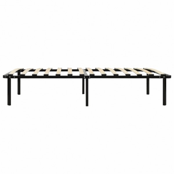 Estructura de cama de metal negro 100x200 cm M 4