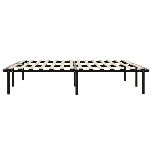 Estructura de cama de metal negra 120x200 cm M 4