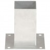Suportes para postes 4 pcs metal galvanizado 81 mm 5