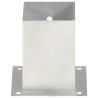 Anclajes para postes 4 unidades metal galvanizado 101 mm 4