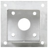 Suportes para postes 4 pcs metal galvanizado 101 mm 5