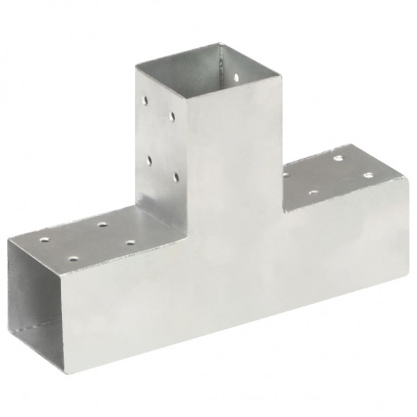 Conectores de postes en forma de T metal galvanizados 71x71 mm D