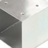 Base para poste em forma de T 71x71 mm metal galvanizado 5